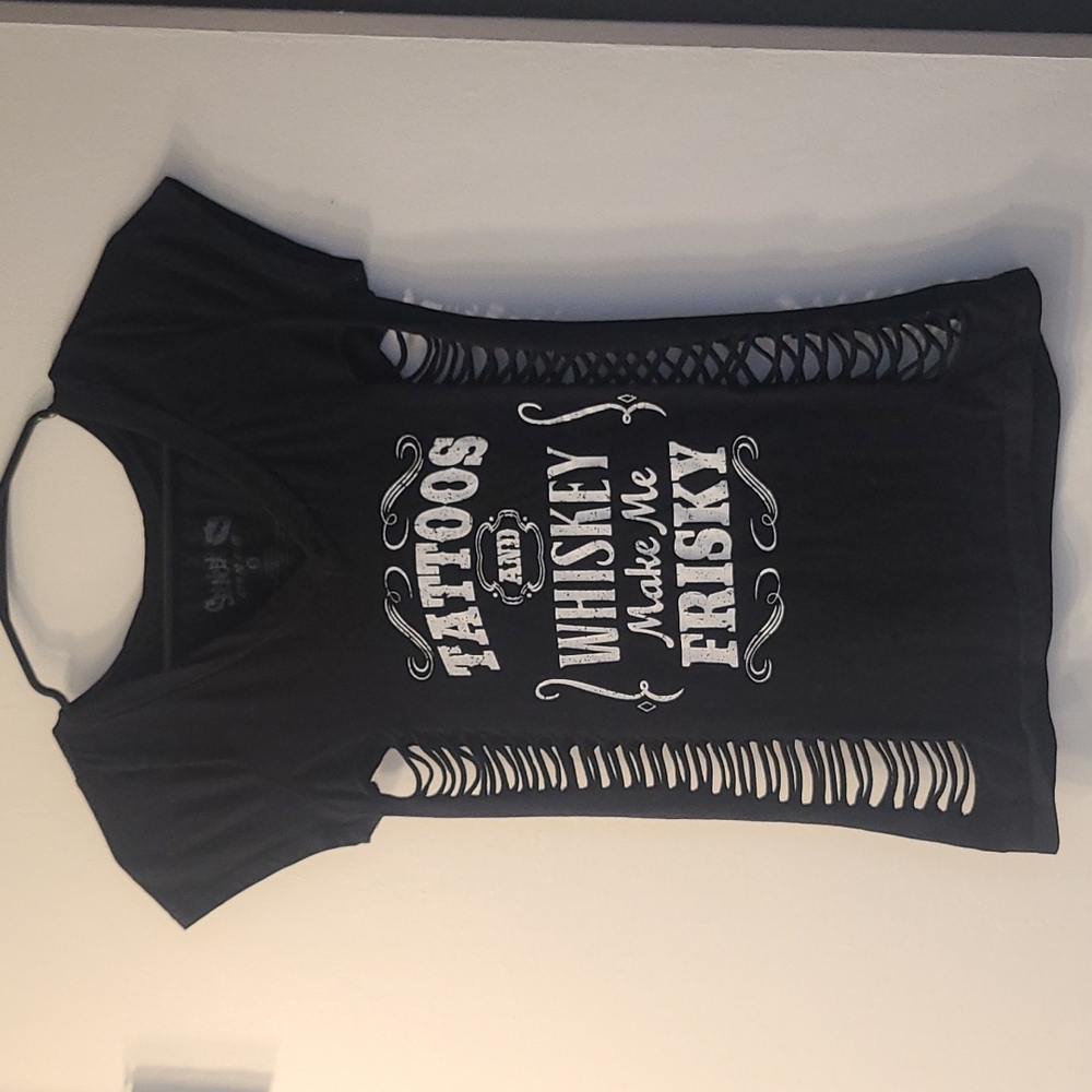 Tattoos and Whiskey shirt Small